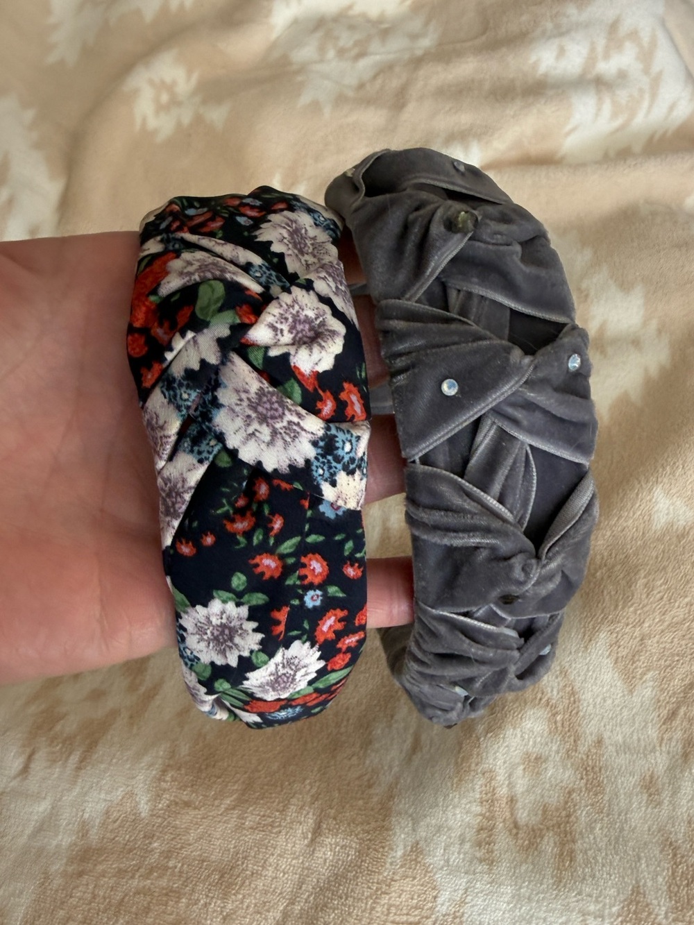 Anthropologie headbands blue